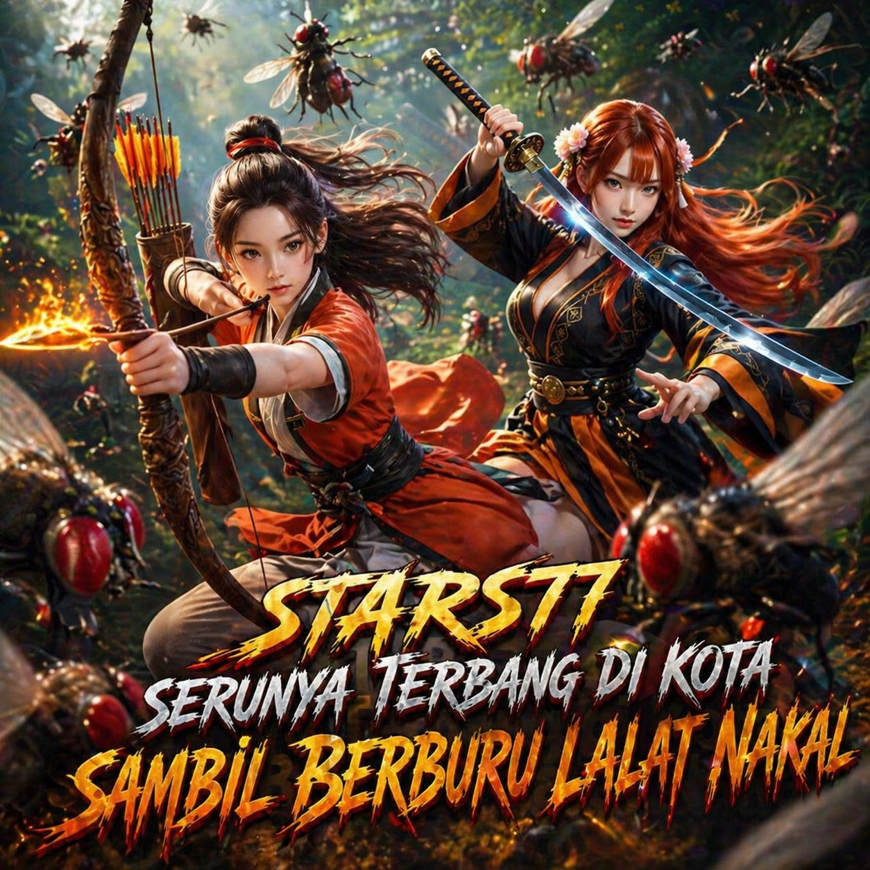 Galeri foto Stars77 >> Serunya Terbang di Kota Sambil Berburu Lalat Nakal di Jakarta